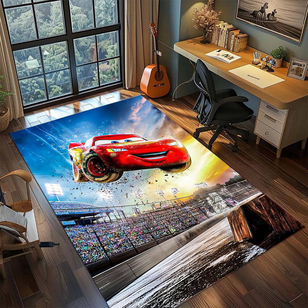 Коврик для трассы Молния МакКуин из мультфильма «Тачки» (Piston Cup), большой, нескользящий, моющийся, для игровой комнаты, спальни, домашнего декора 60x90cm
Коврик для трассы Молния МакКуин из мультфильма «Тачки» (Piston Cup), большой, нескользящий, моющийся, для игровой комнаты, спальни, домашнего декора 60x90cm