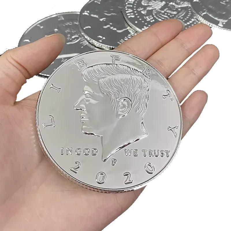 1pc Jumbo Half Dollar Plastic 7.3cm Coin Magic Trick Coin Penetrate Stage Magic Magia Magie Magicians Prop Accessories Copy Coin
1pc Jumbo Half Dollar Plastic 7.3cm Coin Magic Trick Coin Penetrate Stage Magic Magia Magie Magicians Prop Accessories Copy Coin