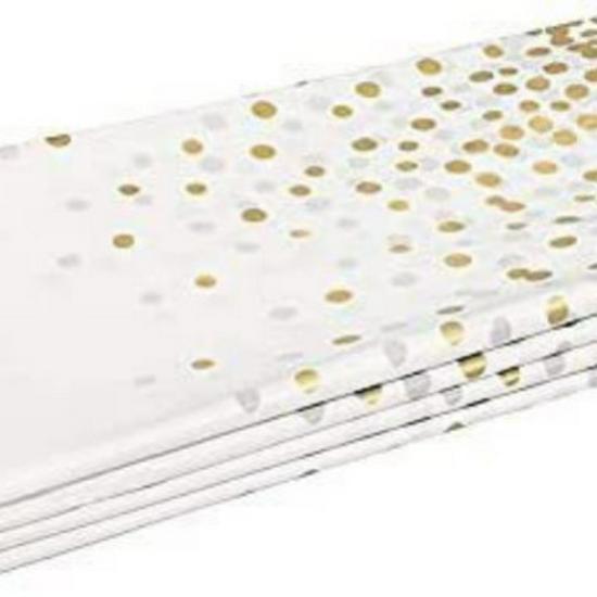 PEVA Platinum White Dots Rectangular Tablecloth with Small Dot Print for Party Decoration 137*274CM, Pack of 1 платиновий
PEVA Platinum White Dots Rectangular Tablecloth with Small Dot Print for Party Decoration 137*274CM, Pack of 1 платиновий