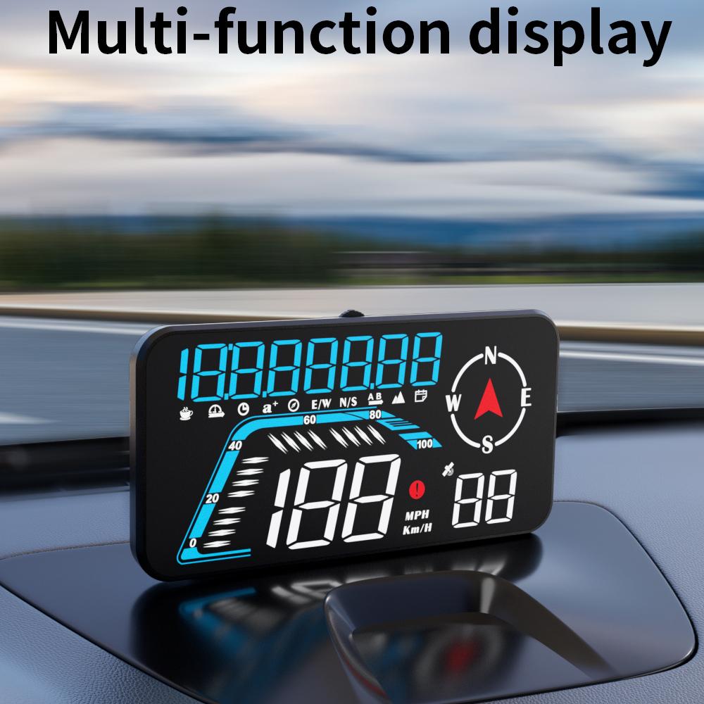 G12 HUD GPS цифровий автомобільний спідометр на лобове скло з присоском для кріплення на лобове скло Multi-color
G12 HUD GPS цифровий автомобільний спідометр на лобове скло з присоском для кріплення на лобове скло Multi-color