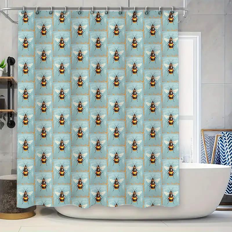 Honeycomb Bee Shower Curtain Farmhouse Bathroom Decor Nature Floral Pattern Vintage Countryside Home Decor Wall Art Fabric W60H190(CM)-1 Pcs
Honeycomb Bee Shower Curtain Farmhouse Bathroom Decor Nature Floral Pattern Vintage Countryside Home Decor Wall Art Fabric W60H190(CM)-1 Pcs