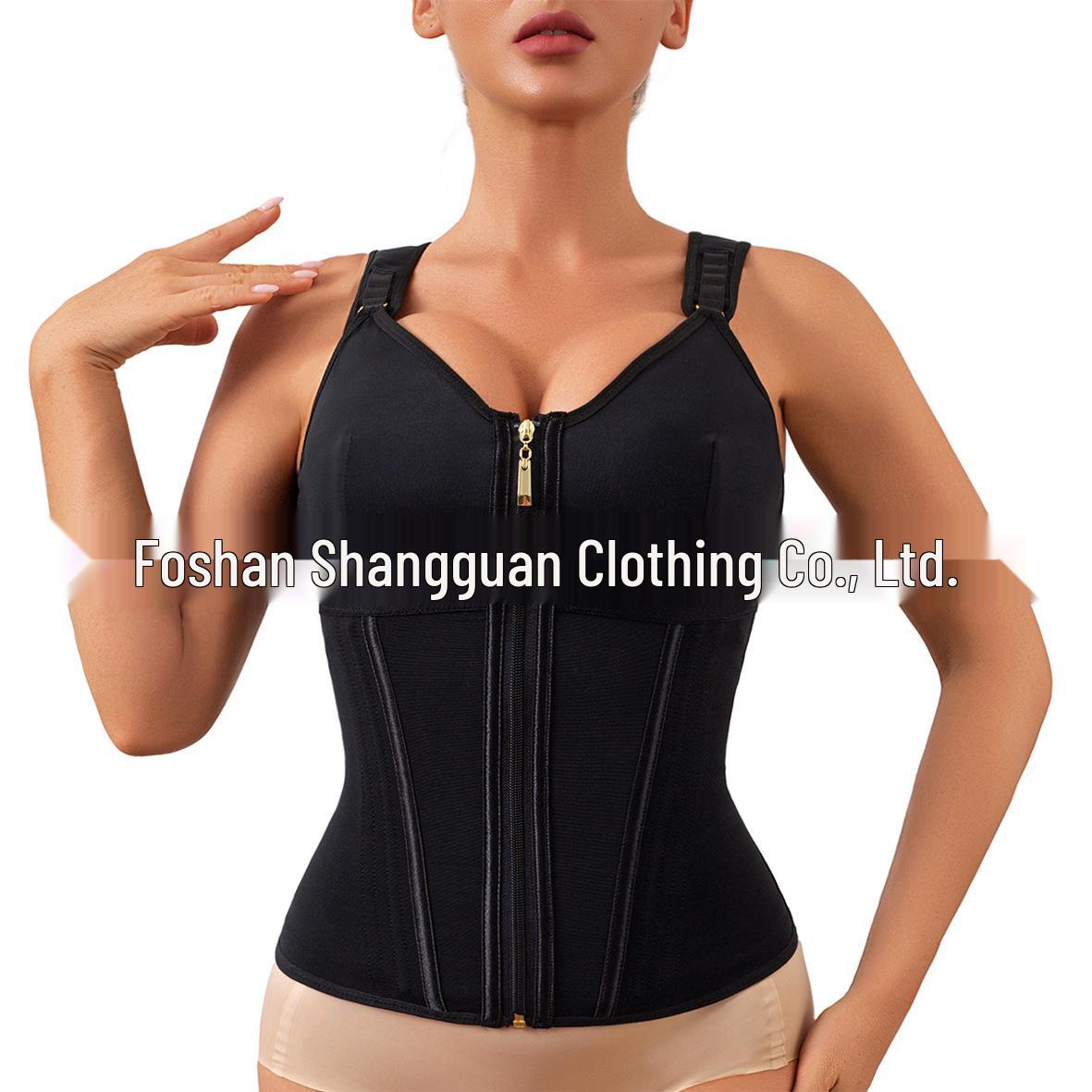 New High Elastic Waist Cincher: Hourglass Queen 15-Bone Vest, Tummy Control with Zipper & Hook Closure. XL чорний
New High Elastic Waist Cincher: Hourglass Queen 15-Bone Vest, Tummy Control with Zipper & Hook Closure. XL чорний