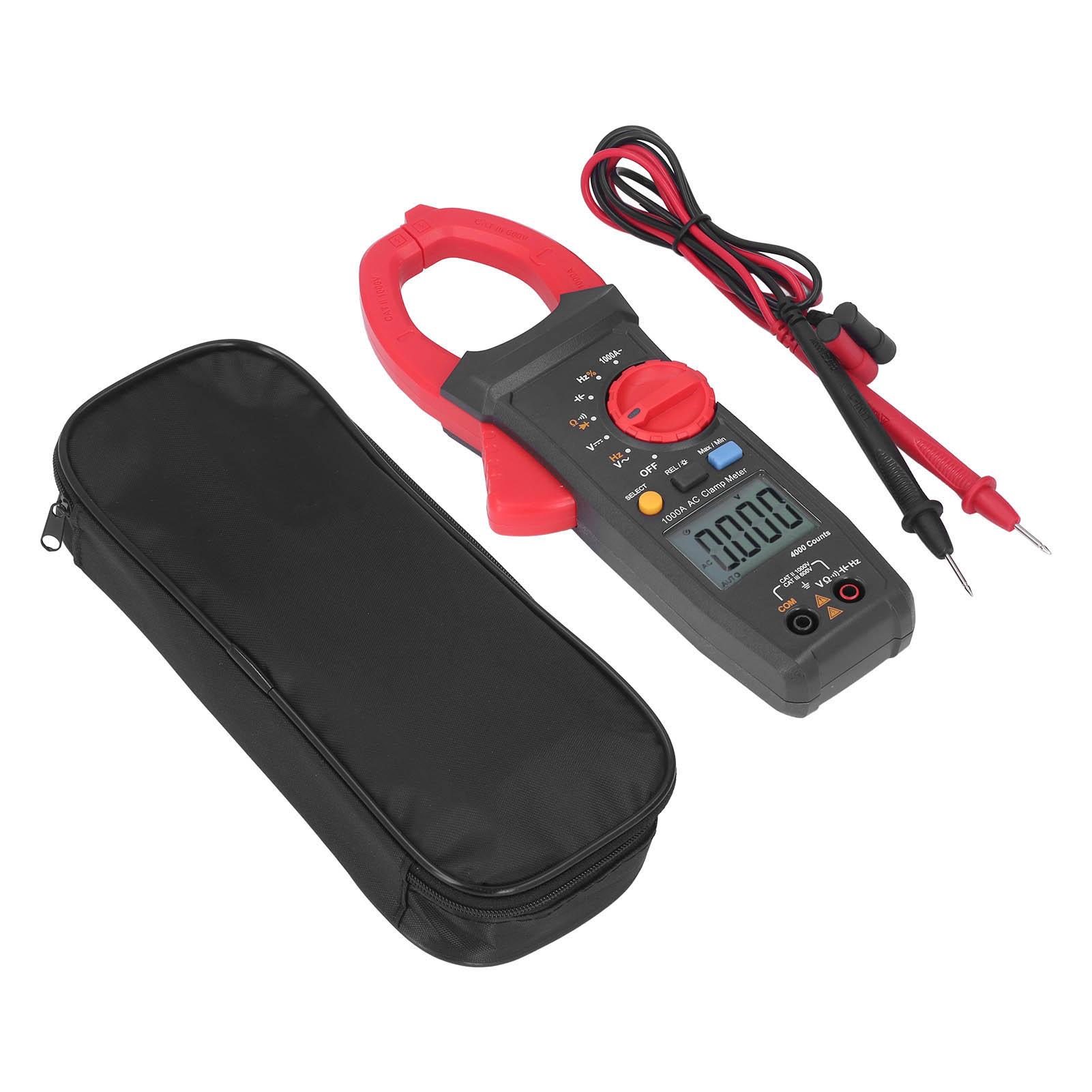 Digital Clamp Multimeter AC DC Current Resistance Repair Meter Digital Electrical Tester
Digital Clamp Multimeter AC DC Current Resistance Repair Meter Digital Electrical Tester