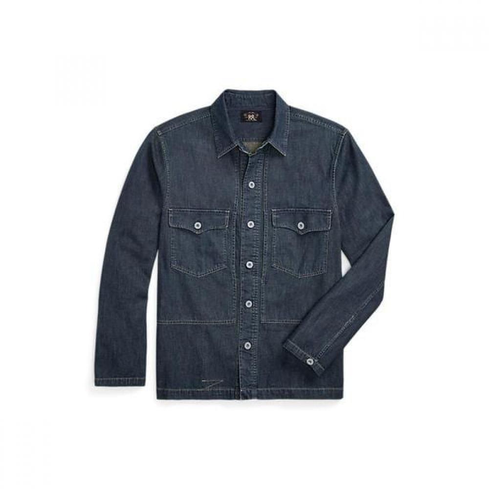 Rrl Синя джинсова сорочка-overshirt Mnrrwov16820315410 XL
Rrl Синя джинсова сорочка-overshirt Mnrrwov16820315410 XL