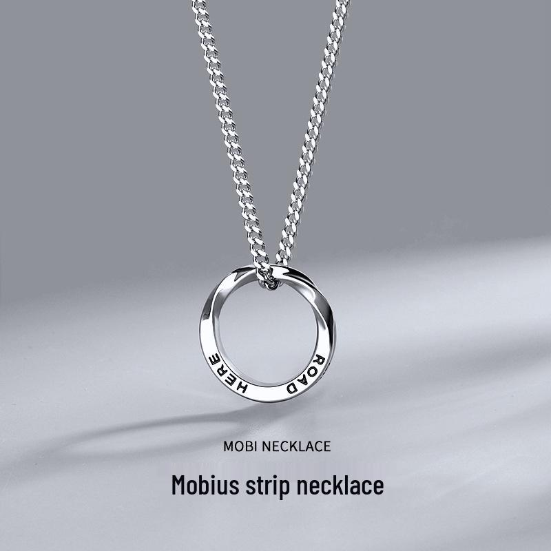 Trendy Mobius Strip Necklace for Boys, Girls, and Couples - Versatile, Retro Style Pendant with High-End Appeal
Trendy Mobius Strip Necklace for Boys, Girls, and Couples - Versatile, Retro Style Pendant with High-End Appeal