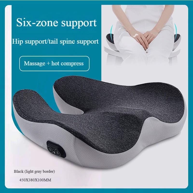 3-in-1 Heated Massage Seat Cushion with Vibration, Coccyx Support for Office & Home, Pressure Relief & Relaxation светло-серый
3-in-1 Heated Massage Seat Cushion with Vibration, Coccyx Support for Office & Home, Pressure Relief & Relaxation светло-серый