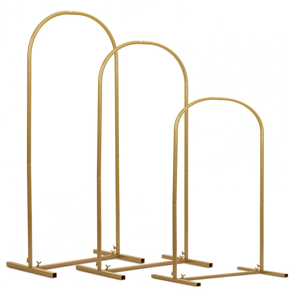 6FT, 5FT, 4FT Set of 3 Golden Metal Arch Backdrop Stand, Flower Stand Arch Frame for Wedding Ceremony Baby Birthday Party Decor
6FT, 5FT, 4FT Set of 3 Golden Metal Arch Backdrop Stand, Flower Stand Arch Frame for Wedding Ceremony Baby Birthday Party Decor