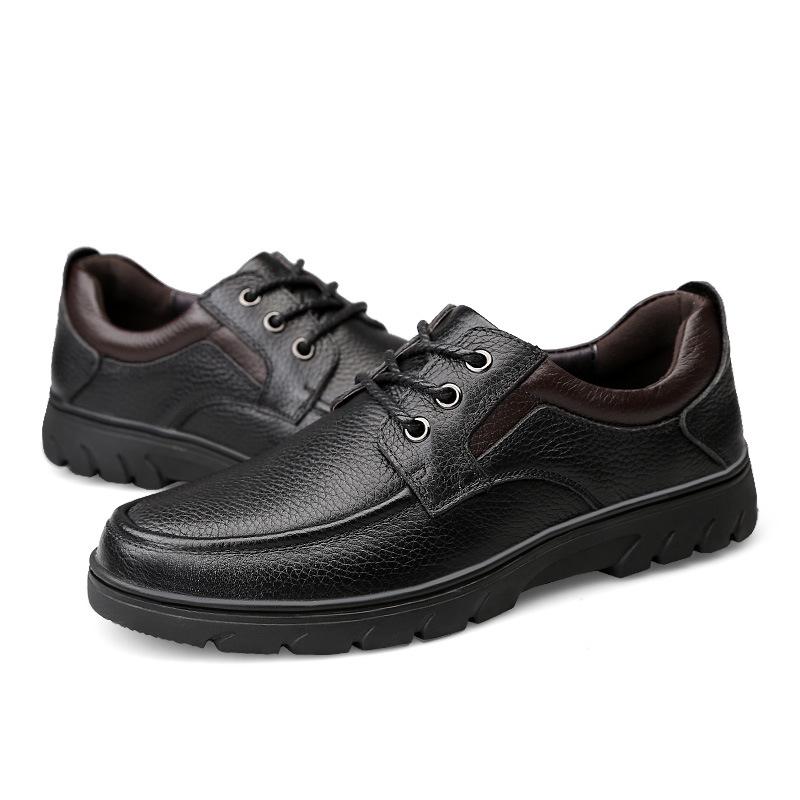 The first layer of cowhide casual large size leather shoes, foot cover, breathable lace-up, non-slip daily versatile leather shoes 38
The first layer of cowhide casual large size leather shoes, foot cover, breathable lace-up, non-slip daily versatile leather shoes 38