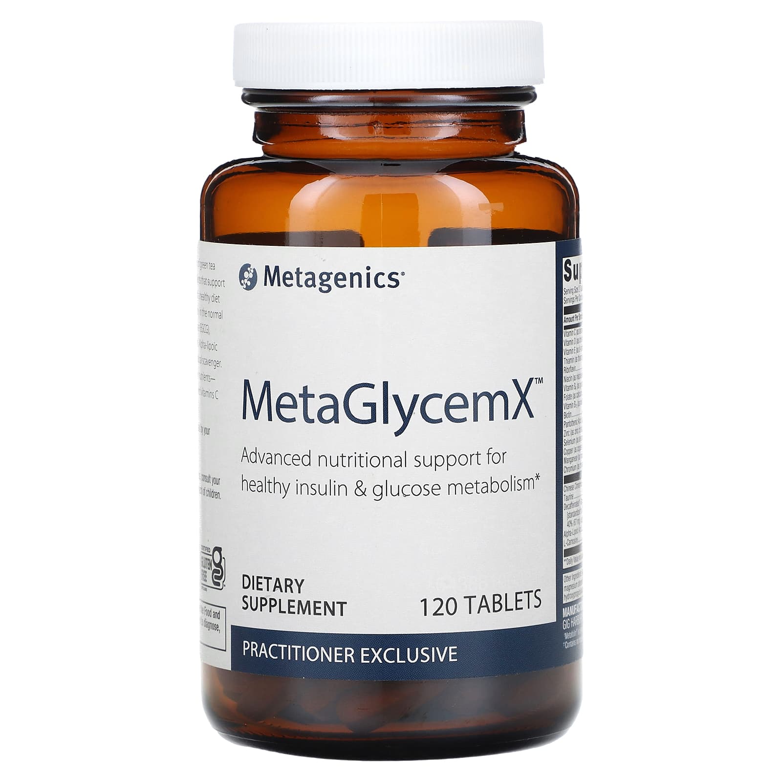 Metaglycemx, 120 tablets
Metaglycemx, 120 tablets