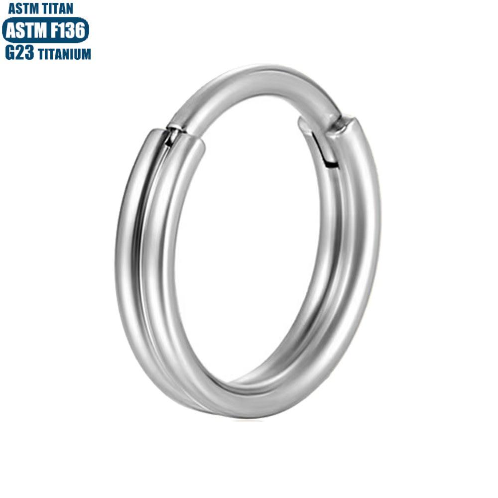 Titanium Seamless Septum Ring with Inlaid Rhinestone Earrings & Tragus Piercing Jewelry. 1.2mm x 8mm
Titanium Seamless Septum Ring with Inlaid Rhinestone Earrings & Tragus Piercing Jewelry. 1.2mm x 8mm