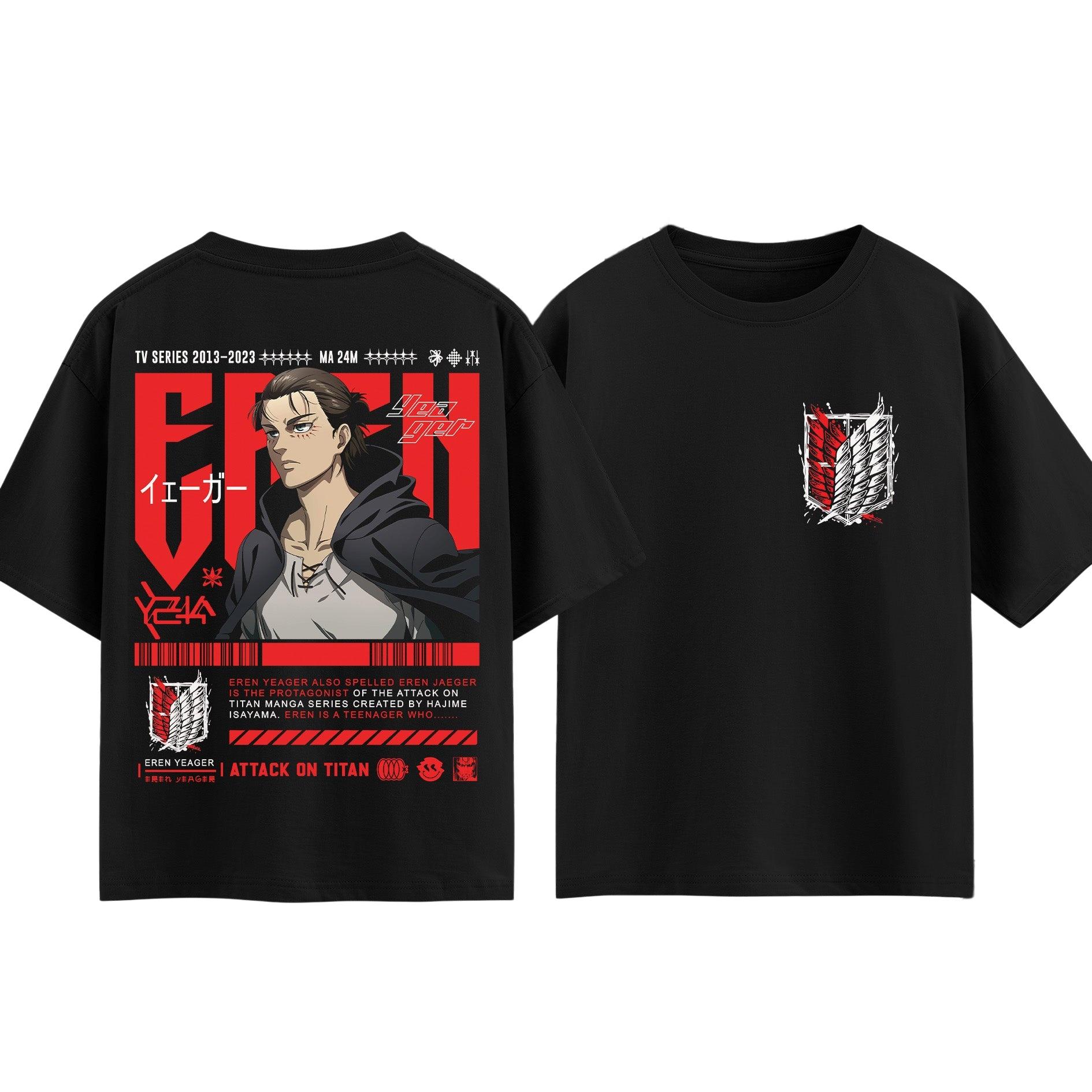 Attack on Titan Eren Jaeger T-shirt Men and Women New Summer Cotton Y2K Clothing Fashion Anime Fans Short Sleeve Tops Streetwear S разноцветный
Attack on Titan Eren Jaeger T-shirt Men and Women New Summer Cotton Y2K Clothing Fashion Anime Fans Short Sleeve Tops Streetwear S разноцветный