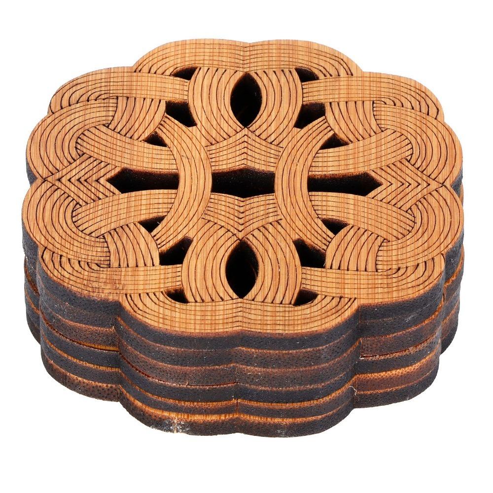 6PCS Set Tea Coaster Bamboo Material Bamboo Coaster Durable Anti Scald Teacup Mat Heat Insulation Wood Coasters Restaurant Use
6PCS Set Tea Coaster Bamboo Material Bamboo Coaster Durable Anti Scald Teacup Mat Heat Insulation Wood Coasters Restaurant Use
