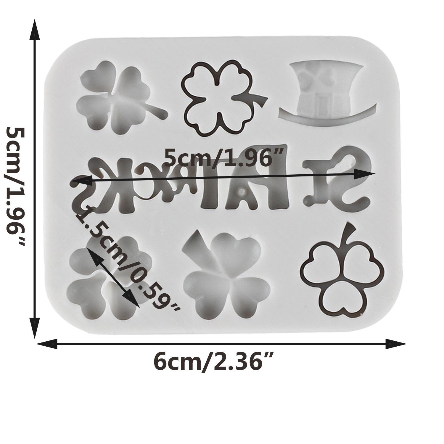 улица. Форма для помадки на день Святого Патрика, трилистник, силиконовые формы, четырехлистный клевер, шляпа, обувь для лошадей, форма для украшения торта, конфеты, шоколад, клейкая паста, полимерная глина дубильная кора