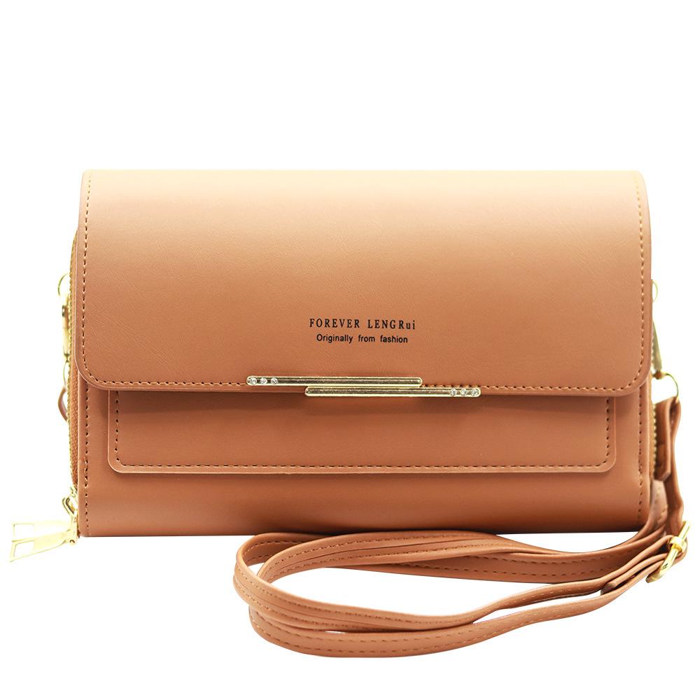 Versatile PU Solid Color Women s Shoulder Bag: Multi-Functional Phone Bag with Multi-Card Slots & Crossbody Option 19x5x12 CM коричневий
Versatile PU Solid Color Women s Shoulder Bag: Multi-Functional Phone Bag with Multi-Card Slots & Crossbody Option 19x5x12 CM коричневий