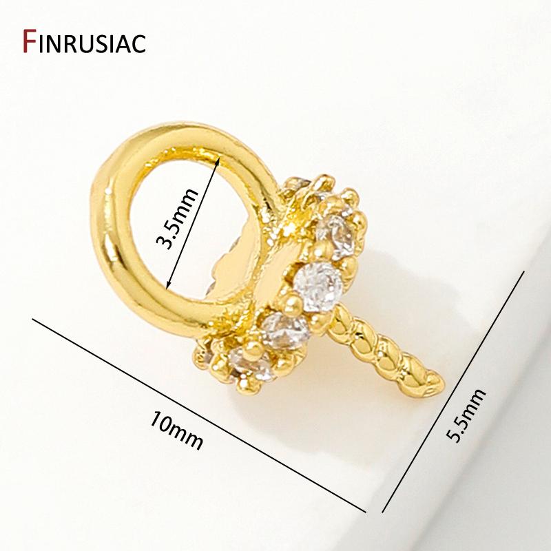 18K Gold Plated Brass Pearl Pendant Mounting Bails Connectors For Jewelry Making Supplies DIY Pearl Accessories 2 pieces
18K Gold Plated Brass Pearl Pendant Mounting Bails Connectors For Jewelry Making Supplies DIY Pearl Accessories 2 pieces