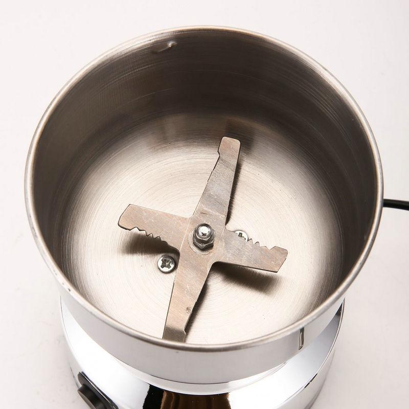 Compact Stainless Steel Grinder for Grains, Herbs & Coffee US Plug
Compact Stainless Steel Grinder for Grains, Herbs & Coffee US Plug