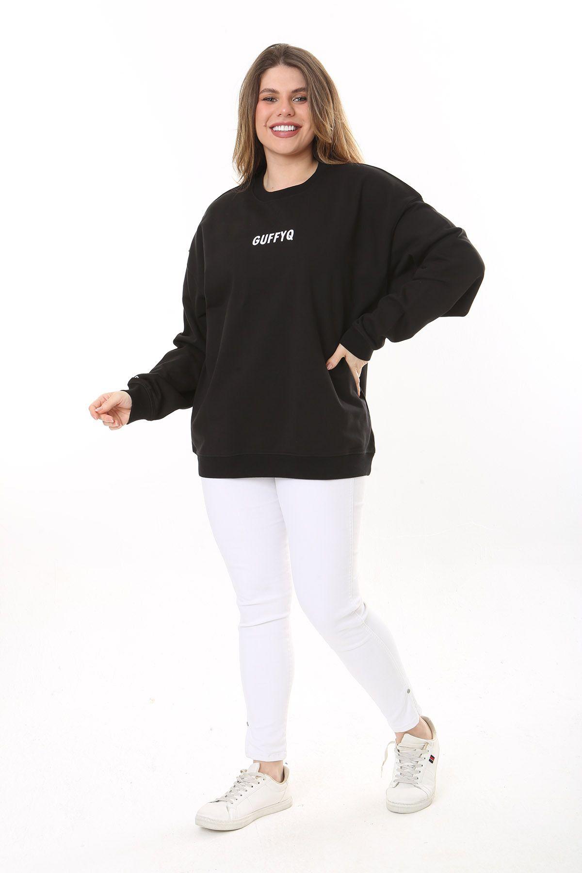 Women s Style Big Size Sweatshirt Large Size Black Cotton Fabric Sweatshirt With Embroidery Letters 6XL
Women s Style Big Size Sweatshirt Large Size Black Cotton Fabric Sweatshirt With Embroidery Letters 6XL