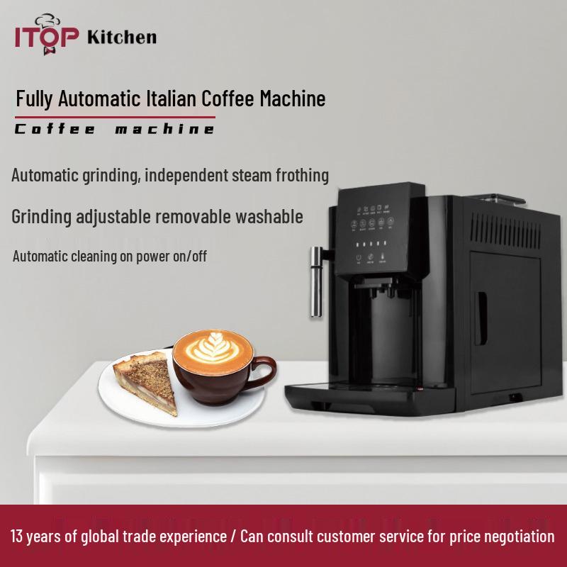 Compact Italian Touchscreen Coffee Machine with Milk Frother, Automatic Grinding & Steaming for Home or Office
Compact Italian Touchscreen Coffee Machine with Milk Frother, Automatic Grinding & Steaming for Home or Office