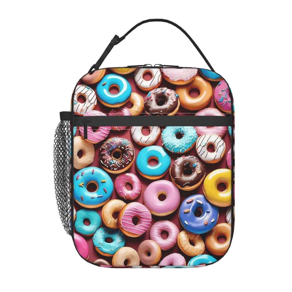 Delicious Donut Pattern Insulated Lunch Bag for Women Kids Leakproof Food Boxes Thermal Lunch Box Tote One Size
Delicious Donut Pattern Insulated Lunch Bag for Women Kids Leakproof Food Boxes Thermal Lunch Box Tote One Size