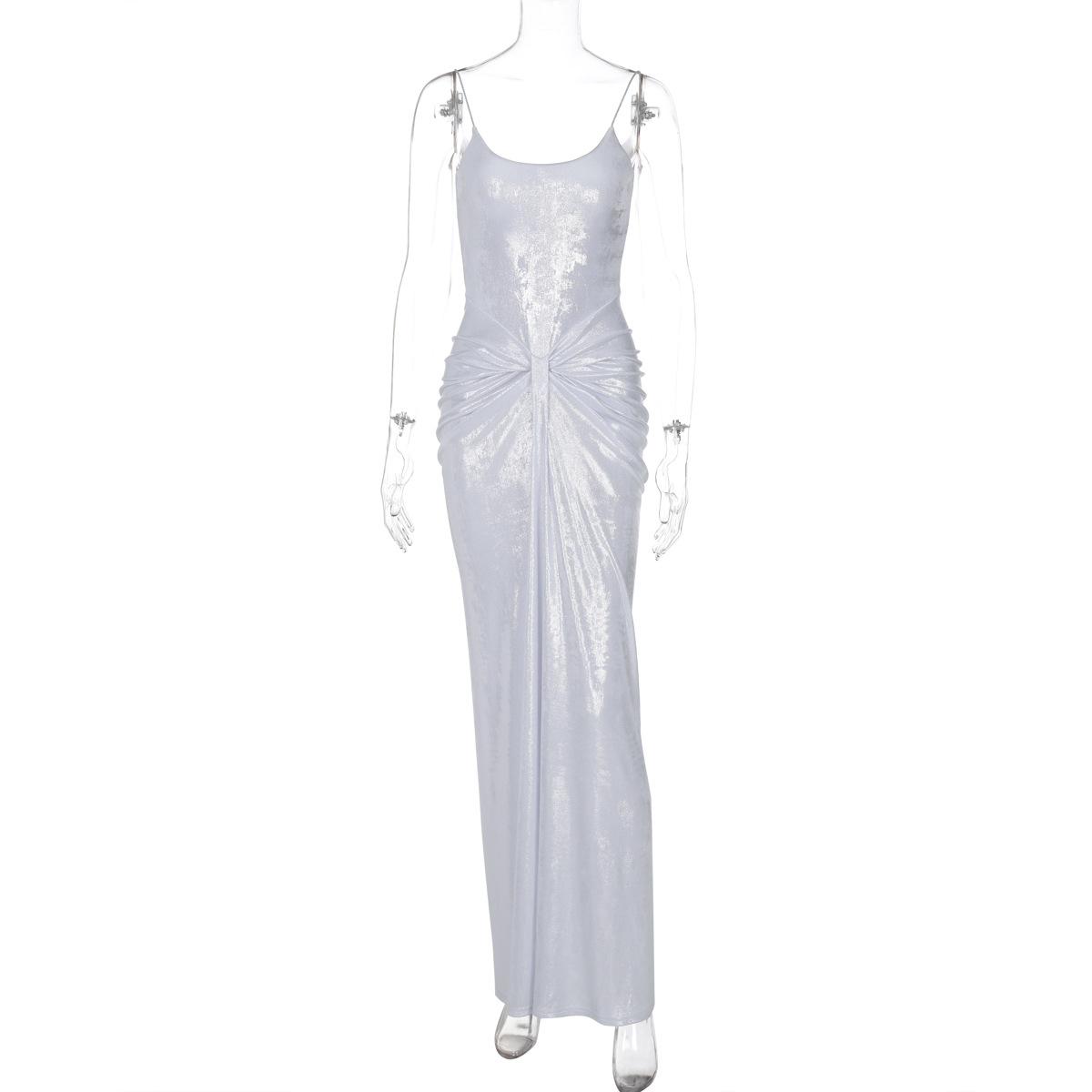 Sexy Royal Sister Women s Clothing Fashion Wrinkled Kink Waist Tall Slim Long Suspender Dress L срібний
Sexy Royal Sister Women s Clothing Fashion Wrinkled Kink Waist Tall Slim Long Suspender Dress L срібний