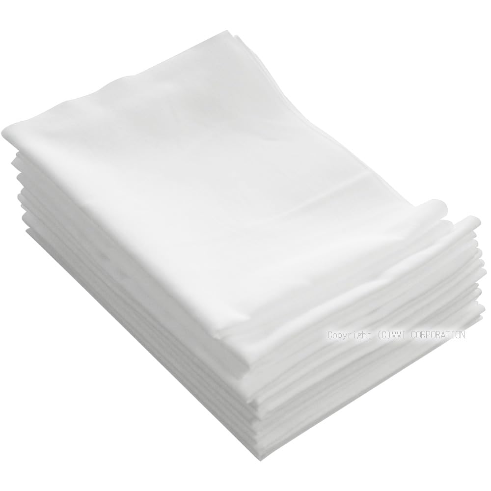 Bleached cotton tenugui fabric, Oka standard size (90cm), plain white, set of 12.
Bleached cotton tenugui fabric, Oka standard size (90cm), plain white, set of 12.
