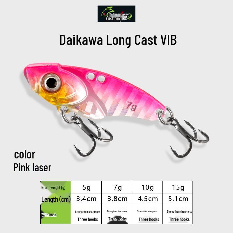 Vibrating Rattlesnake Bass Lure: Dragon Scale Metal Vib with Excellent Casting and Attracting Power. 15g
Vibrating Rattlesnake Bass Lure: Dragon Scale Metal Vib with Excellent Casting and Attracting Power. 15g