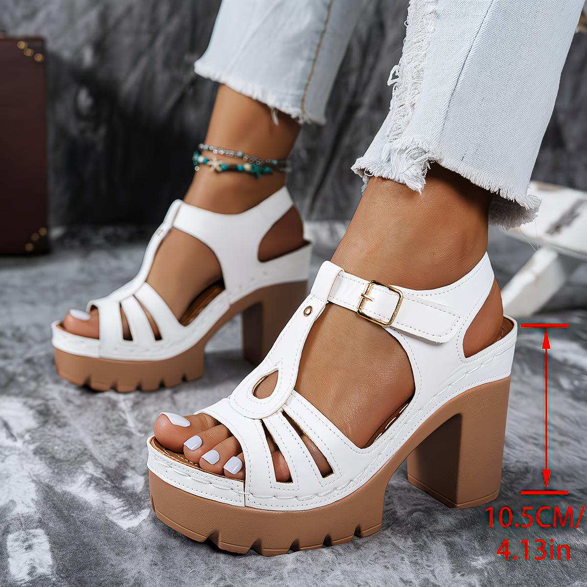 New Ethnic Style Roman Car Line Sandals Summer T-Heels with Casual European and American Thick Heels Women S High Heels, Women Shoes 36 білий
New Ethnic Style Roman Car Line Sandals Summer T-Heels with Casual European and American Thick Heels Women S High Heels, Women Shoes 36 білий