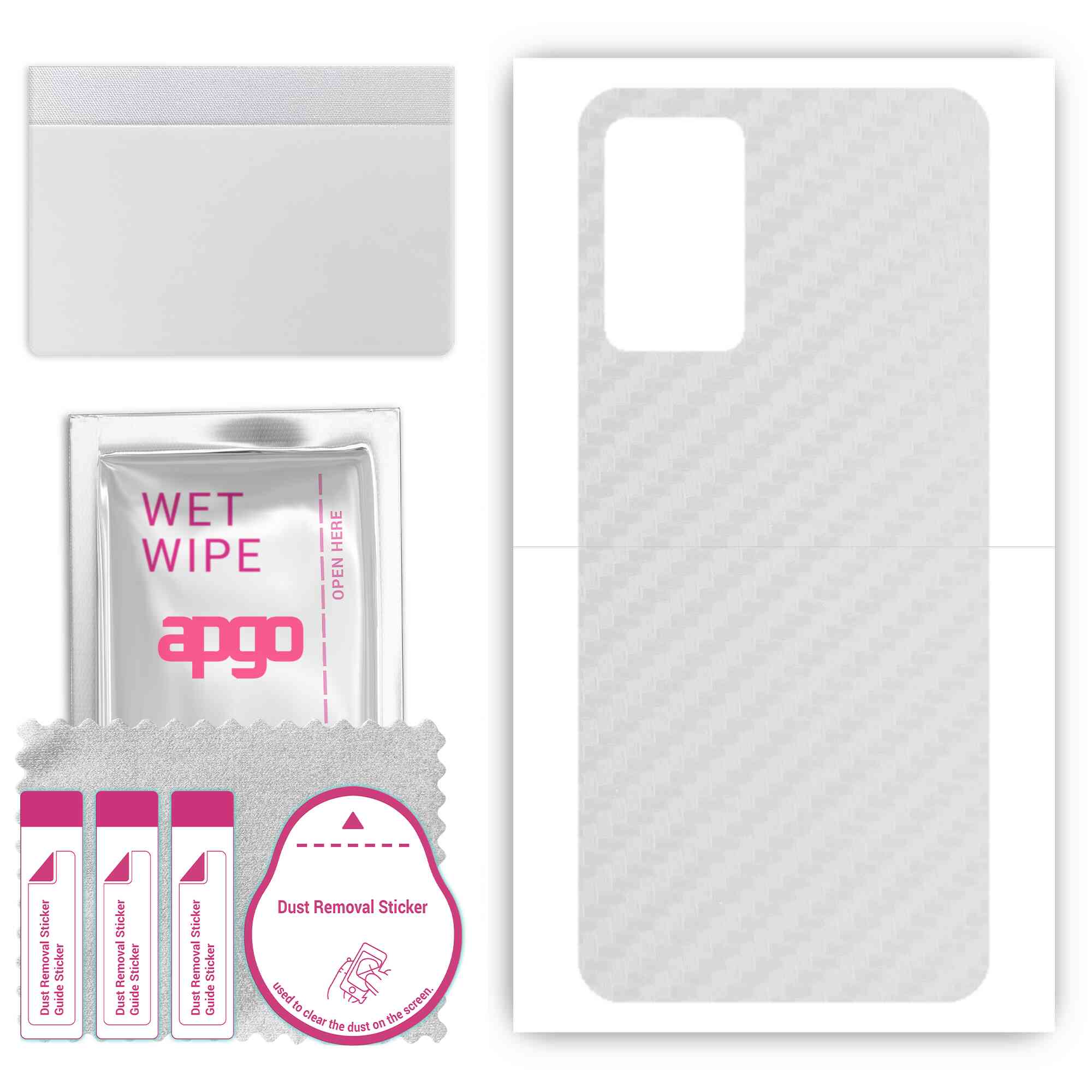 apgo Protective Skin Sticker for the back compatible with Oppo A16, Wrap Film, Foil, Vinyl - Pattern Transparent Carbon
apgo Protective Skin Sticker for the back compatible with Oppo A16, Wrap Film, Foil, Vinyl - Pattern Transparent Carbon