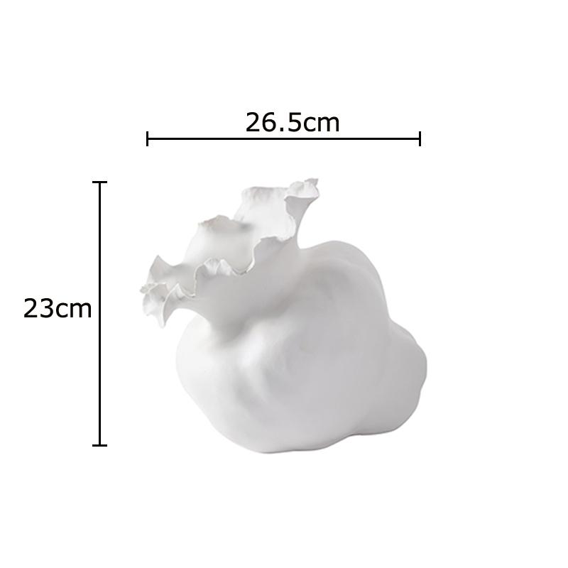 White Floral Bud Shape Ceramic Vase Desk Decoration Flowers Arrangement Artificial Flower Decorative Vases Room Aesthetic Decor
White Floral Bud Shape Ceramic Vase Desk Decoration Flowers Arrangement Artificial Flower Decorative Vases Room Aesthetic Decor