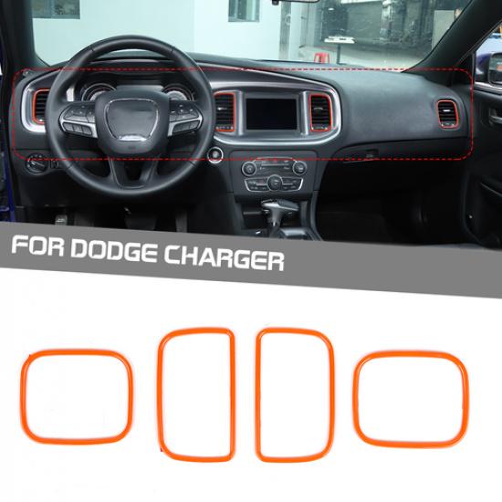 4x Center Console Air Vent Outlet Cover Ring Trim For Dodge Charger 2011+ Orange
4x Center Console Air Vent Outlet Cover Ring Trim For Dodge Charger 2011+ Orange