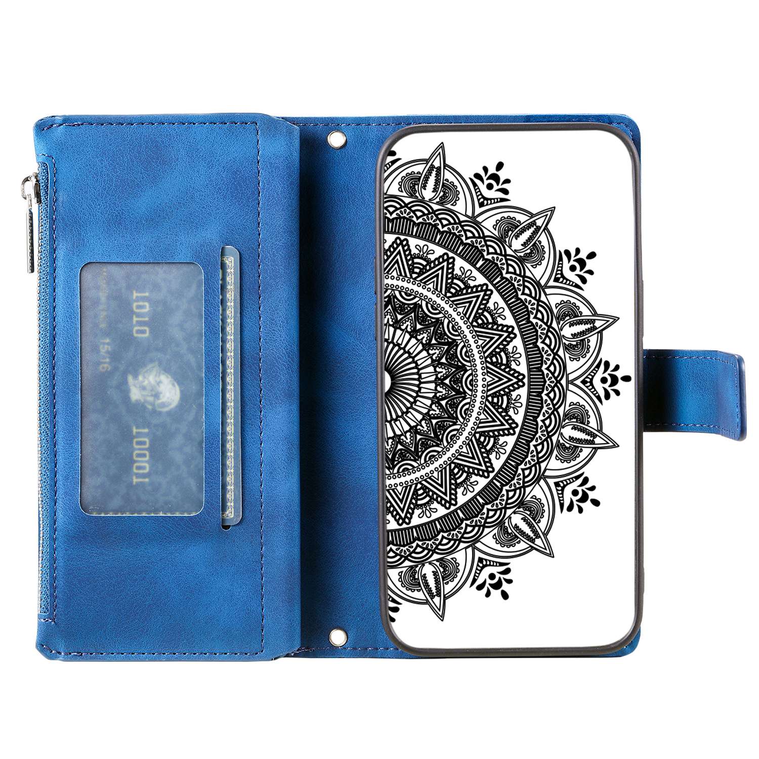 Zipper Pocket Wallet Case for Samsung Galaxy A52 4G/5G/A52s 5G,Collision-proof Mandala Flower Imprinted Stand Cover with Multiple Card Slots Purple
Zipper Pocket Wallet Case for Samsung Galaxy A52 4G/5G/A52s 5G,Collision-proof Mandala Flower Imprinted Stand Cover with Multiple Card Slots Purple