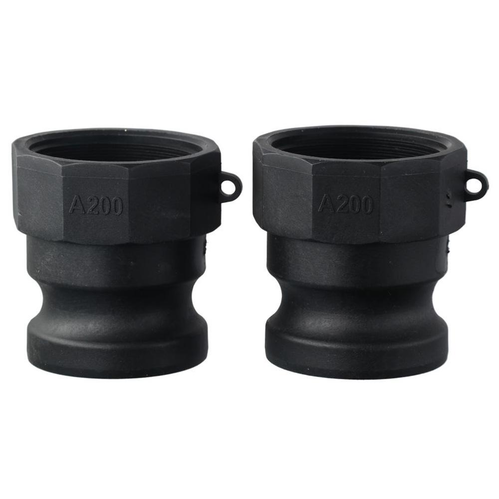 2PCS Black Hose Fitting Polyethylene Quick Connect Portable Cam Lock Fittings Tube
2PCS Black Hose Fitting Polyethylene Quick Connect Portable Cam Lock Fittings Tube