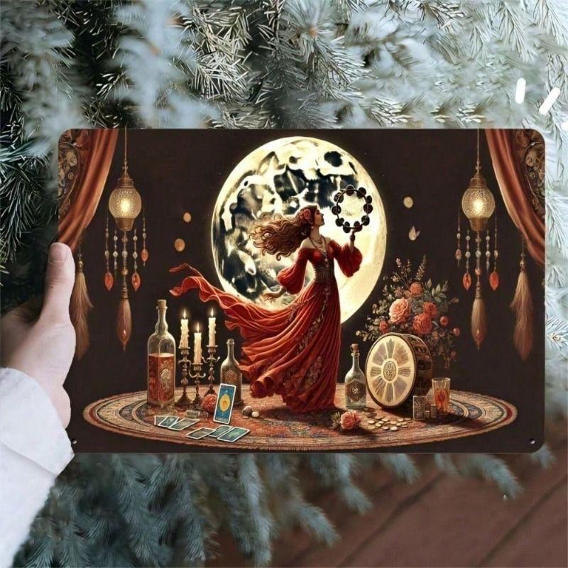 Metal Wall Art Woman Silhouette Moonlight Living Room Decor
Metal Wall Art Woman Silhouette Moonlight Living Room Decor