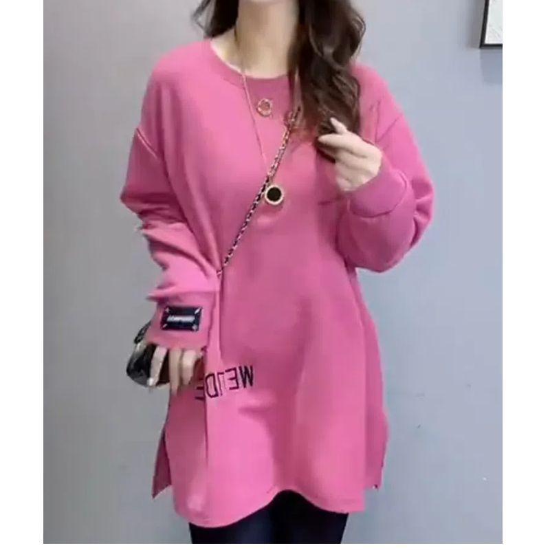 2025 Trendy Long-Sleeve Pink Plus-Size Slimming Top for Women S розовый
2025 Trendy Long-Sleeve Pink Plus-Size Slimming Top for Women S розовый