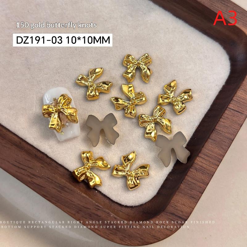 50Pcs Gold Silver Brief French Bow Tie Bowknots Ribbon Resin Nail Art Rhinestones Decorations Manicure Imitation Metal Charms A3
50Pcs Gold Silver Brief French Bow Tie Bowknots Ribbon Resin Nail Art Rhinestones Decorations Manicure Imitation Metal Charms A3