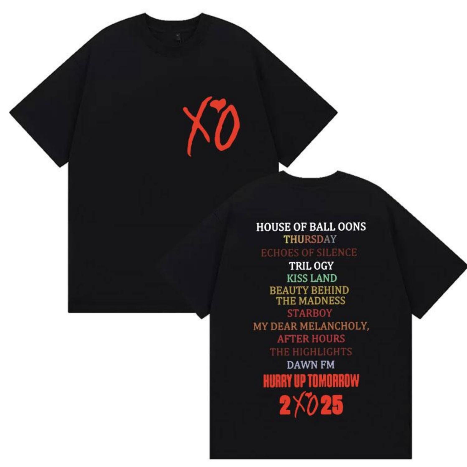 The Weeknd Поторопись Завтра Альбом XO 2025 Новая Футболка Мужская Женская Винтажная Высокое Качество Круглый Вырез Свободный Хлопковая Футболка Уличный Стиль S чёрный
The Weeknd Поторопись Завтра Альбом XO 2025 Новая Футболка Мужская Женская Винтажная Высокое Качество Круглый Вырез Свободный Хлопковая Футболка Уличный Стиль S чёрный
