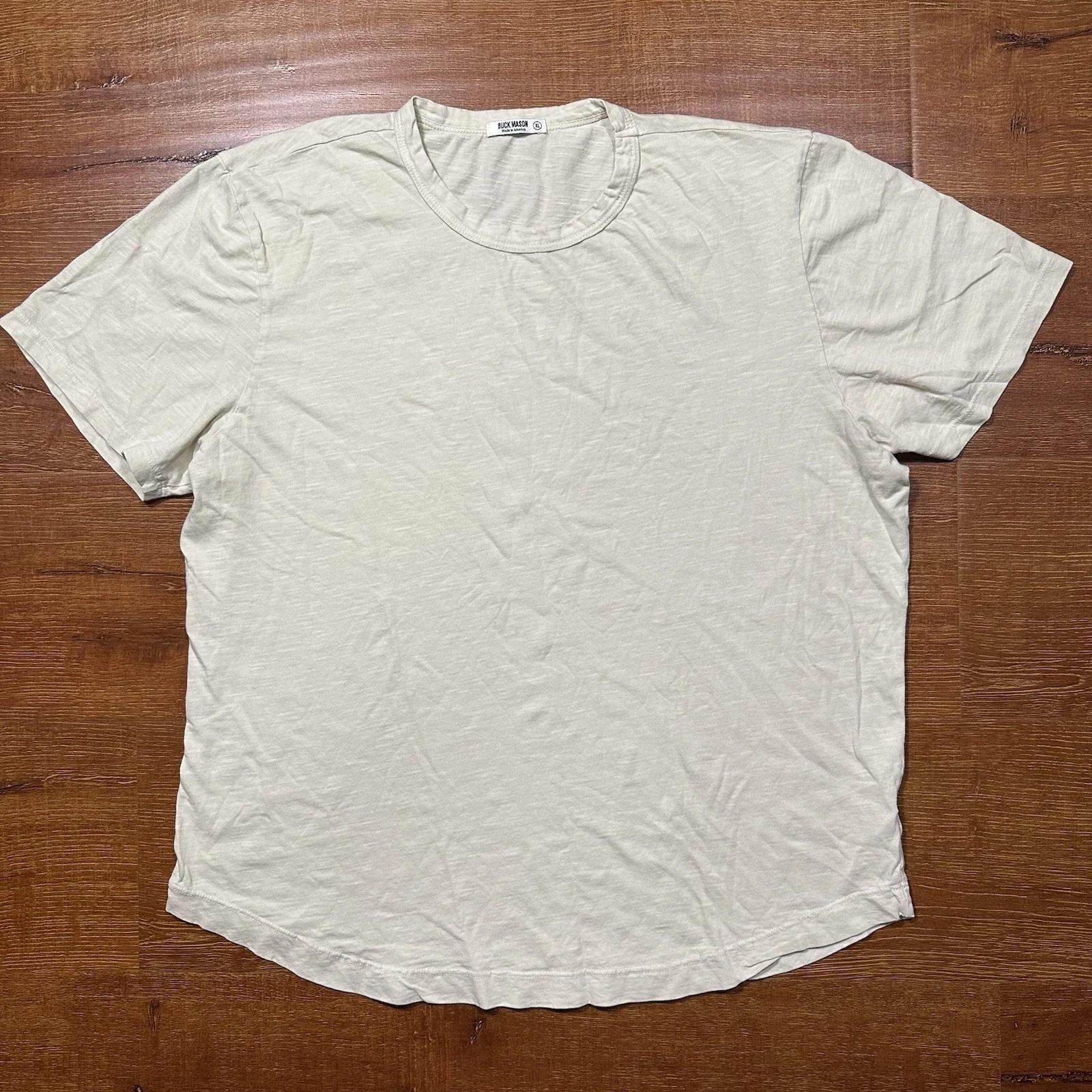 Buck Mason T Shirt Mens XL Beige Short Sleeve Cotton Made In USA Retro Classic L
Buck Mason T Shirt Mens XL Beige Short Sleeve Cotton Made In USA Retro Classic L