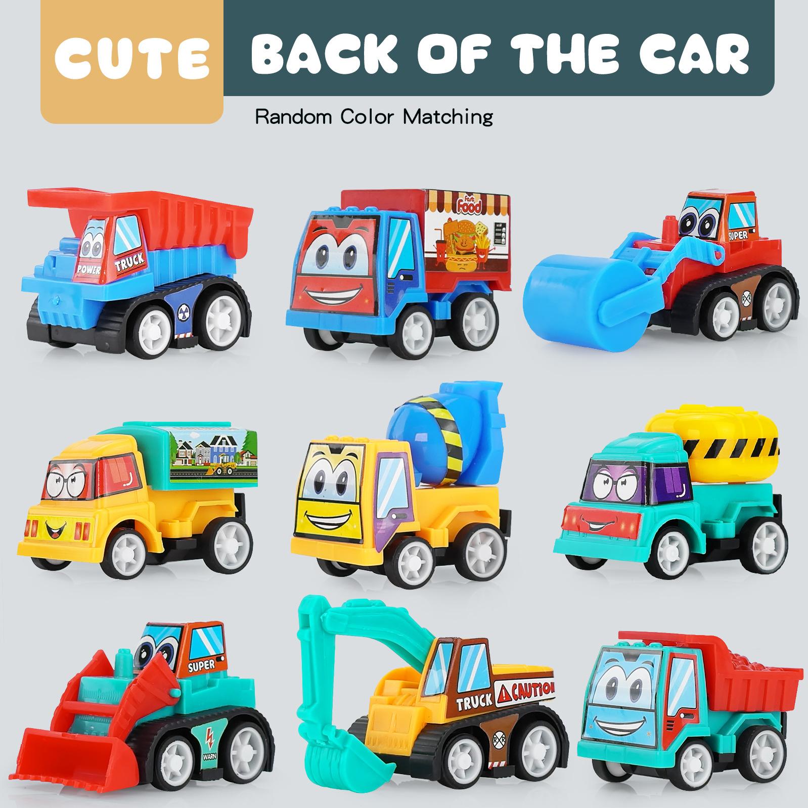 9 Packs Of Mini Pull-Back Construction Vehicle Set, Baby Cartoon Car Model Excavator Children S Toys
9 Packs Of Mini Pull-Back Construction Vehicle Set, Baby Cartoon Car Model Excavator Children S Toys