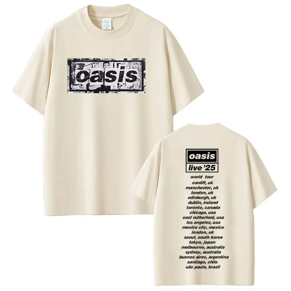 Rock Band O-Oasis Live 25 Tour T Shirts Men Women Gothic Vintage Oversized T-shirt Tops High Quality Cotton Short Sleeve T-shirt 3XL
Rock Band O-Oasis Live 25 Tour T Shirts Men Women Gothic Vintage Oversized T-shirt Tops High Quality Cotton Short Sleeve T-shirt 3XL
