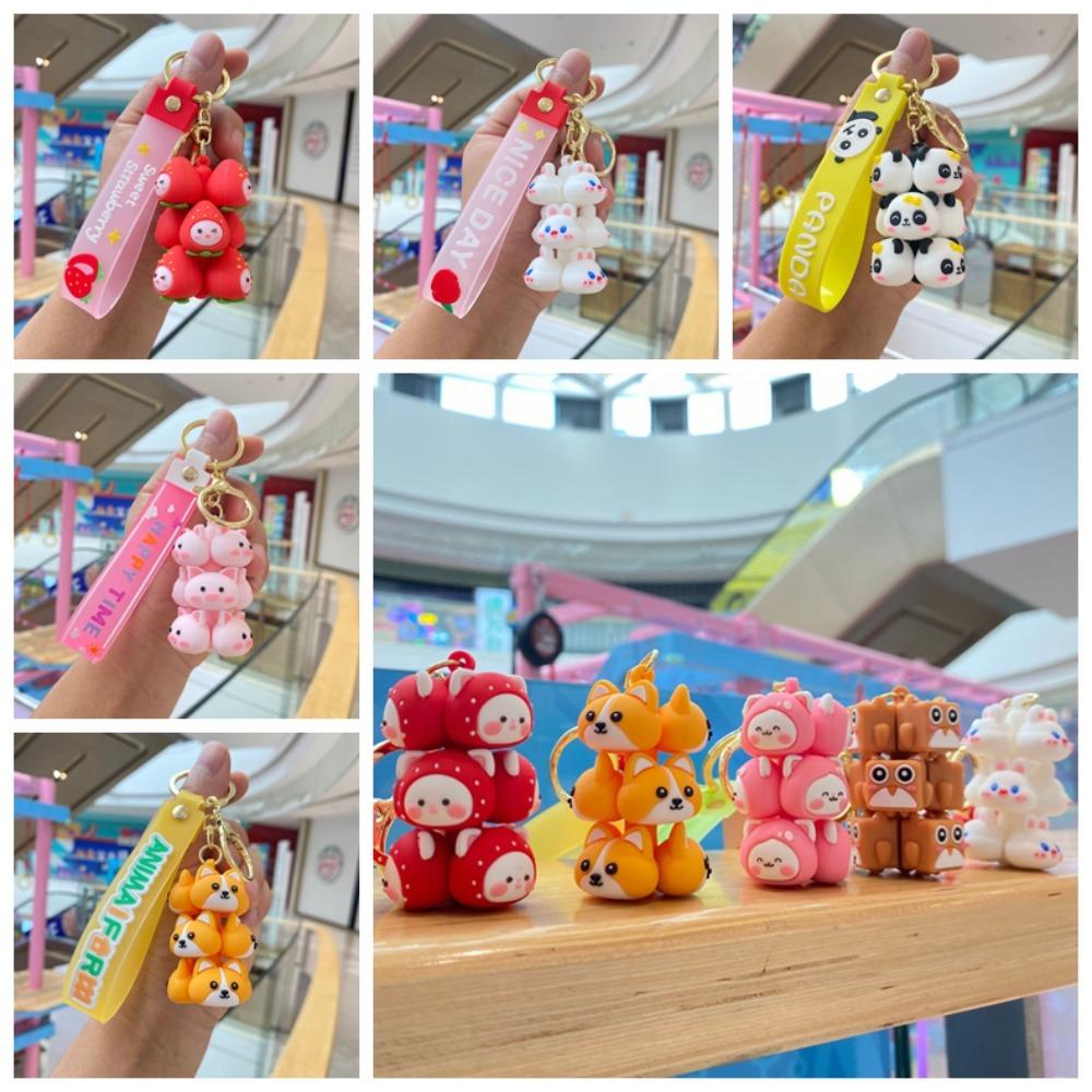 Folding Music Cartoon Doll Pendant Pet Animal Keyring Small Gift PVC Doll Keychain Couple yellow-panda
Folding Music Cartoon Doll Pendant Pet Animal Keyring Small Gift PVC Doll Keychain Couple yellow-panda