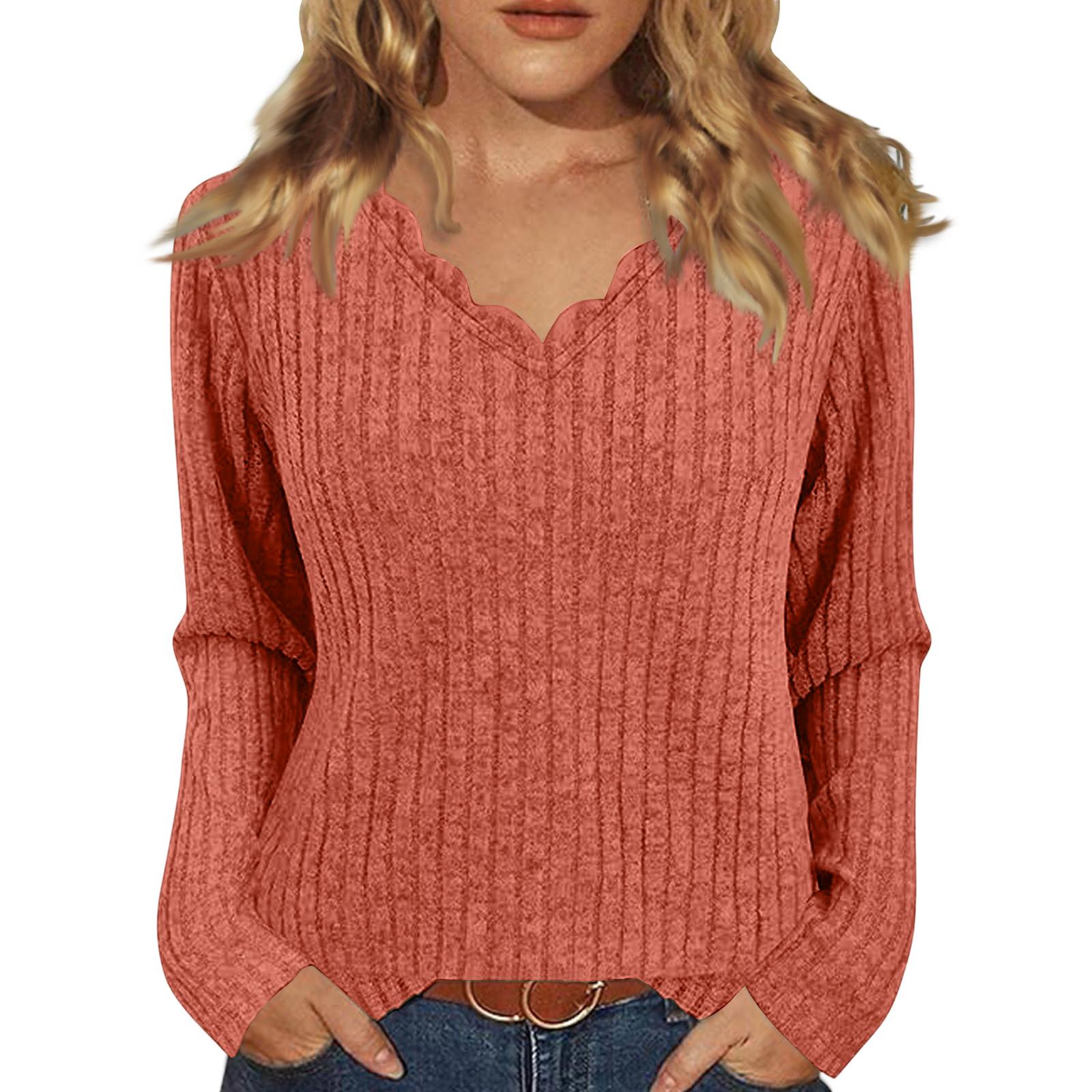 Футболки с длинным рукавом, футболки с V-образным вырезом для женщин, модные топы, легкая мягкая повседневная рубашка XL киноварь
Футболки с длинным рукавом, футболки с V-образным вырезом для женщин, модные топы, легкая мягкая повседневная рубашка XL киноварь