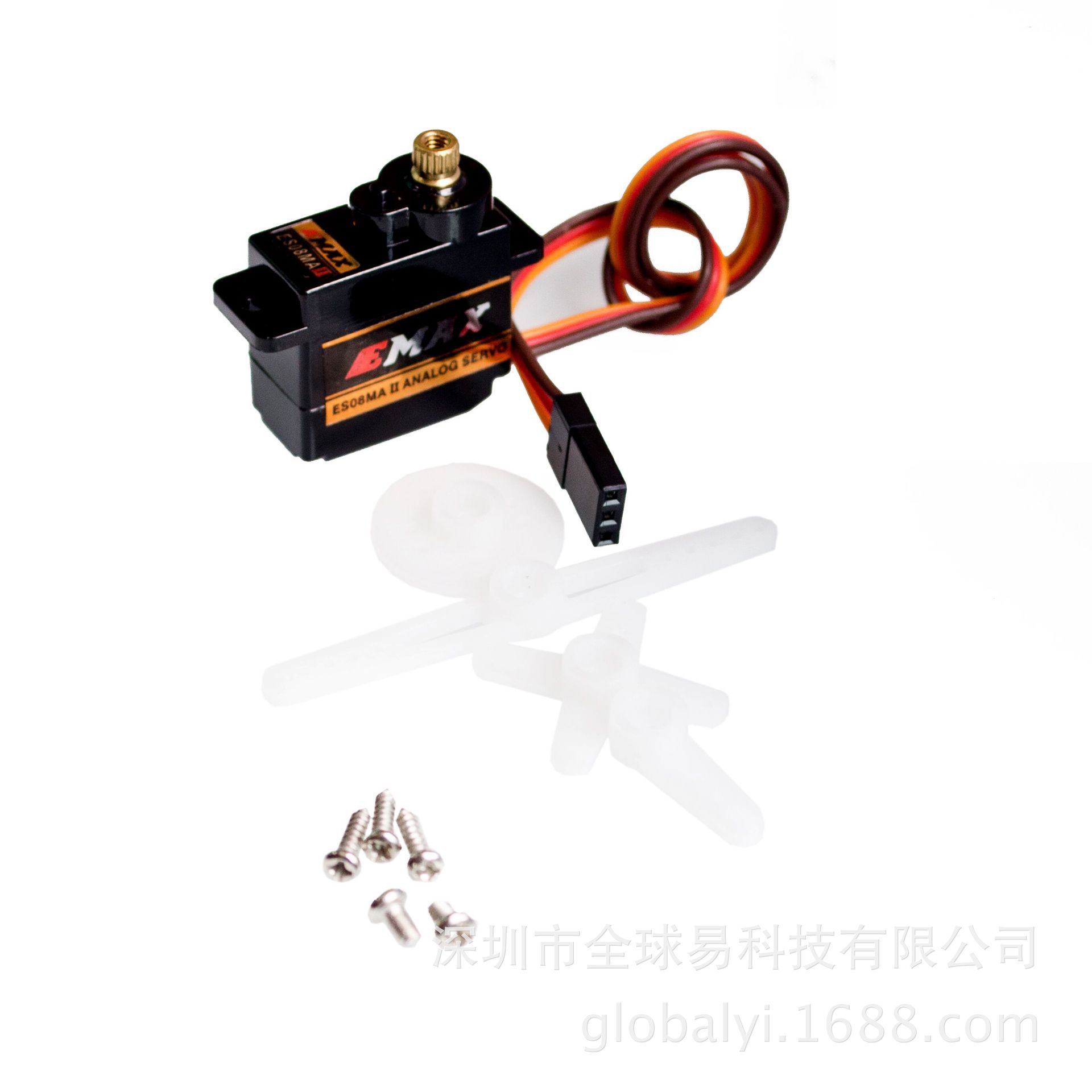 ES08MA II Micro Servo, Metal Gear, 12g, 1.8kg Torque, 0.10s Speed
ES08MA II Micro Servo, Metal Gear, 12g, 1.8kg Torque, 0.10s Speed