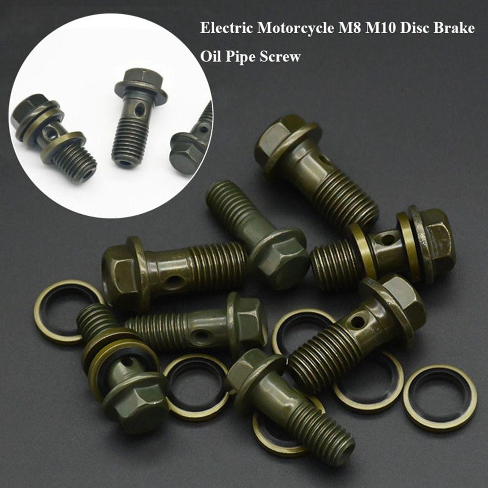 Болт для электрического мотоцикла M10, 8/10 мм, винт для масляного насоса, винт для дискового тормоза, аксессуары для электровелосипеда
Болт для электрического мотоцикла M10, 8/10 мм, винт для масляного насоса, винт для дискового тормоза, аксессуары для электровелосипеда