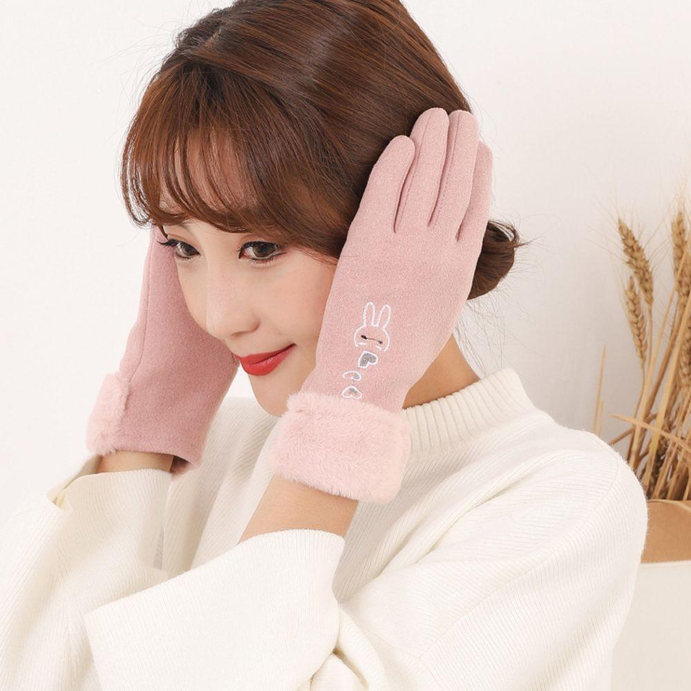 Simple Riding Winter Velvet Driving Plush Gloves Women Mittens Touch Screen Mittens Rabbit Gloves
Simple Riding Winter Velvet Driving Plush Gloves Women Mittens Touch Screen Mittens Rabbit Gloves