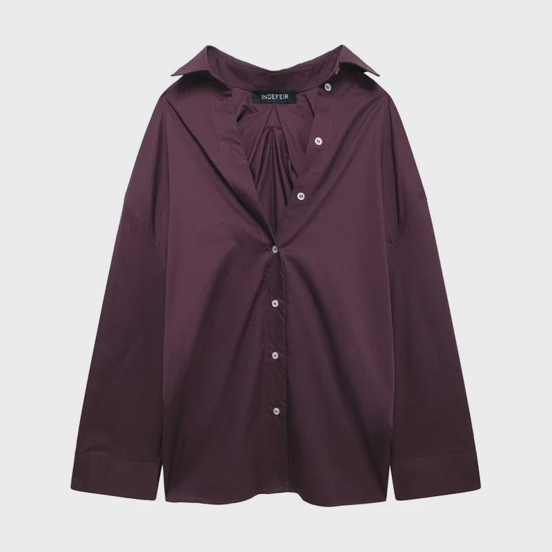 Women s 2024 Autumn Retro Loose Long Sleeve Solid Color Casual Shirt - European & American Style Extra Small
Women s 2024 Autumn Retro Loose Long Sleeve Solid Color Casual Shirt - European & American Style Extra Small