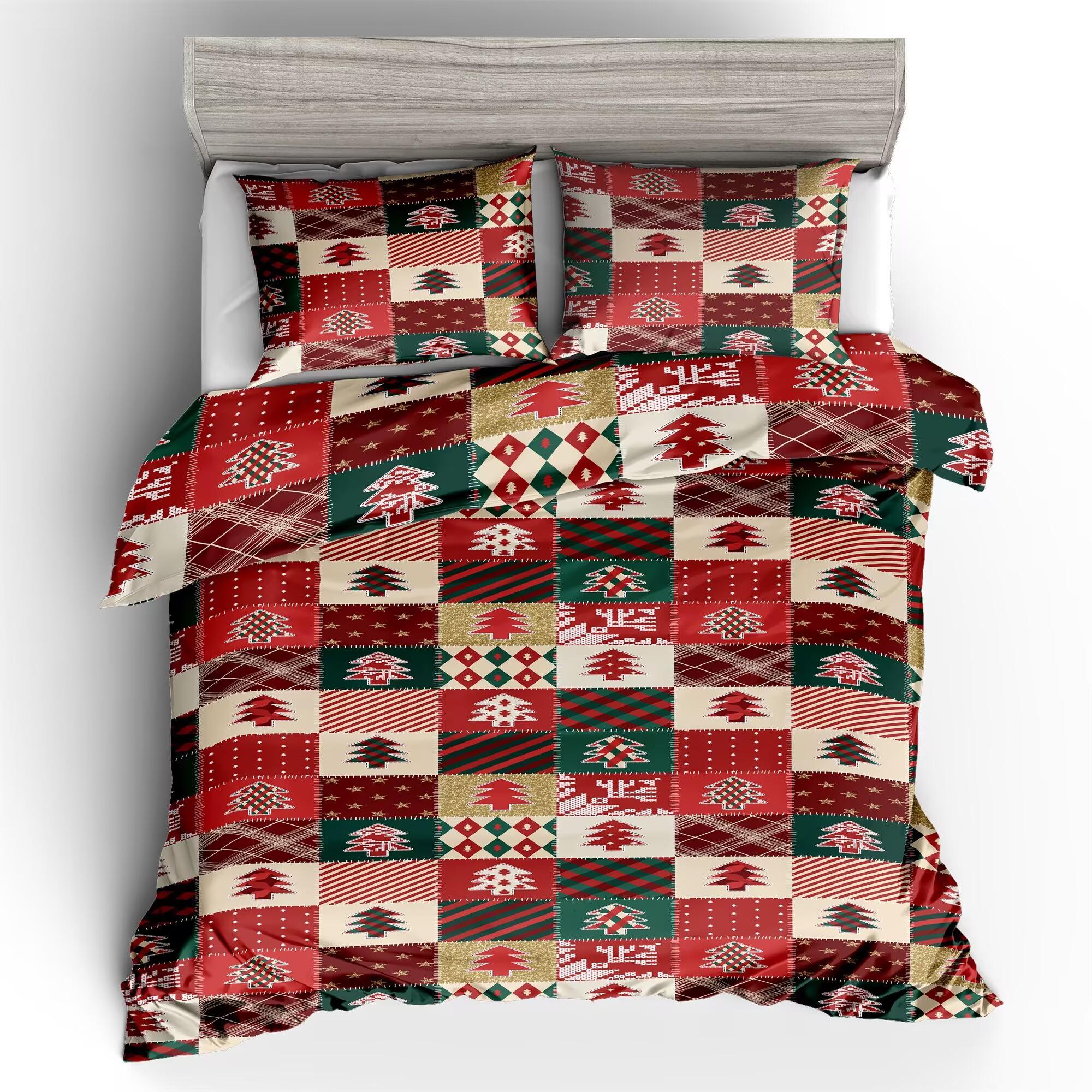 3D Christmas Pattern Duvet Cover Bedding Set Bedding Set Bedroom Decoration Bedding (Three-piece Set) DE 135x200cm
3D Christmas Pattern Duvet Cover Bedding Set Bedding Set Bedroom Decoration Bedding (Three-piece Set) DE 135x200cm