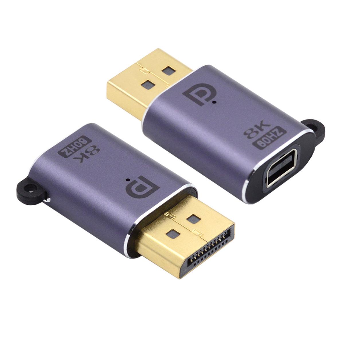 DP-036-8K04 Mini Displayport to Displayport Adapter 8K 60Hz Connector Adapter for PC Laptop Monitor As Shown A
DP-036-8K04 Mini Displayport to Displayport Adapter 8K 60Hz Connector Adapter for PC Laptop Monitor As Shown A