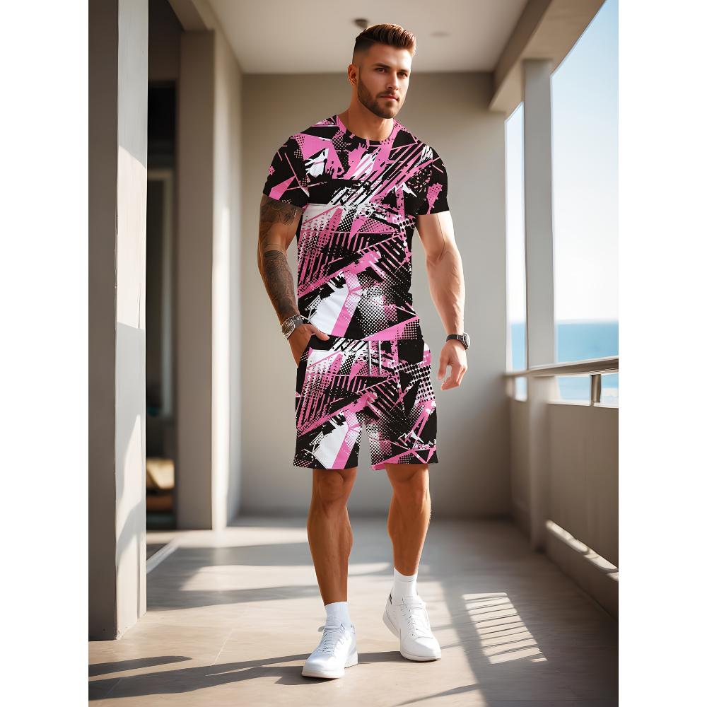Fashion Suit Casual Short-sleeved Shorts Suit Men s Sports Two-piece Suit Casual Unisex Sports Clothing 6XL
Fashion Suit Casual Short-sleeved Shorts Suit Men s Sports Two-piece Suit Casual Unisex Sports Clothing 6XL