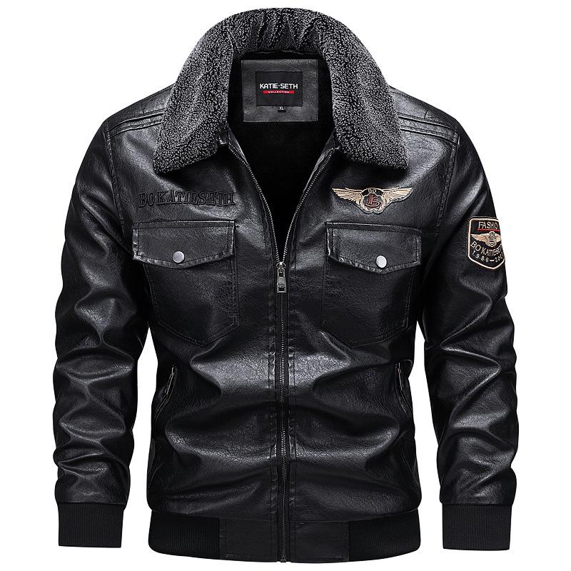 Men s European Winter PU Leather Jacket with Velvet Collar - Large, Warm, Windproof Motorcycle Style XXL
Men s European Winter PU Leather Jacket with Velvet Collar - Large, Warm, Windproof Motorcycle Style XXL