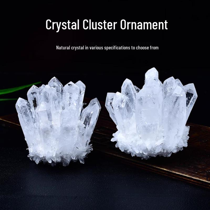 Green & White Crystal Cluster: Raw Stone Ornament for Purification, Home Decor & Jewelry Gift 200-350g
Green & White Crystal Cluster: Raw Stone Ornament for Purification, Home Decor & Jewelry Gift 200-350g